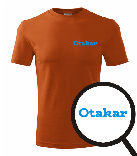 Oranžové tričko Otakar