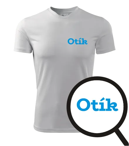Bílé tričko Otík