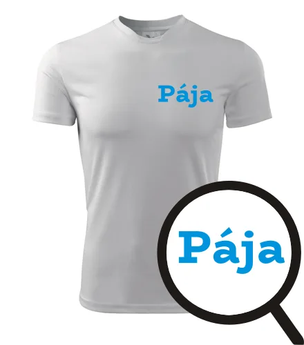 Bílé tričko Pája