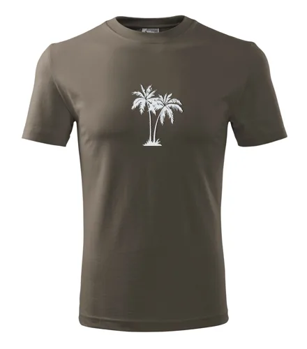Army tričko s palmou