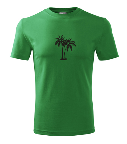 trička s potiskem Tričko s palmou - novinka
