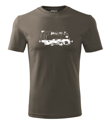 Army tričko s obrázkem parní lokomotivy 213
