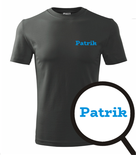 Grafitové tričko Patrik