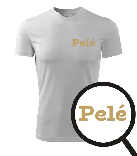 Bílé tričko Pelé