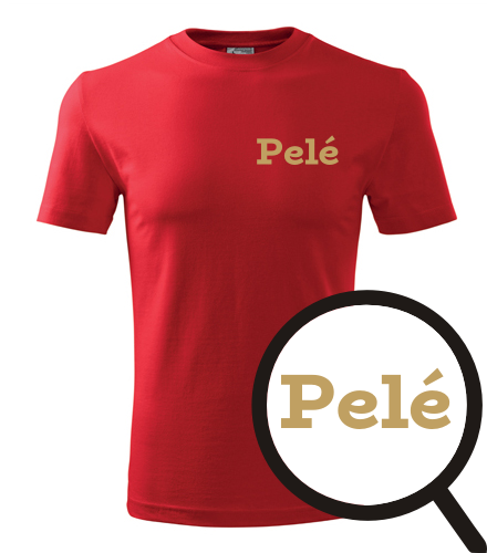 Červené tričko Pelé