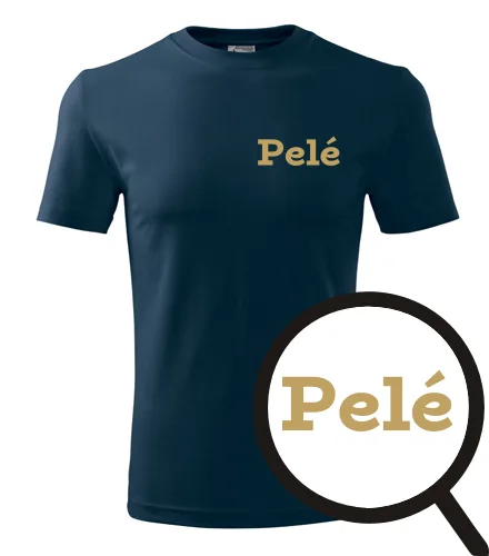 Tmavě modré tričko Pelé