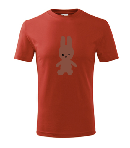 Červené dětské tričko s plyšákem 1