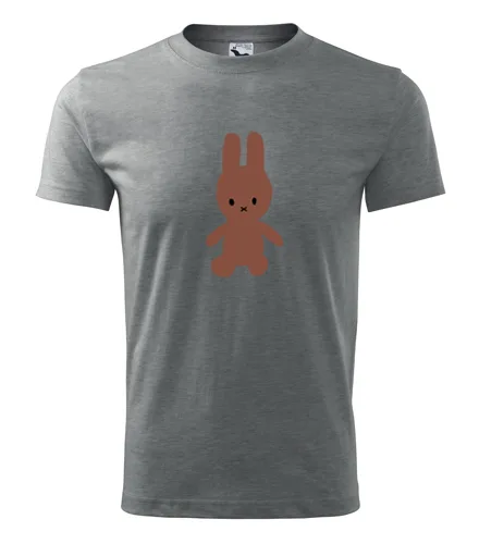 Šedé tričko s plyšákem 1