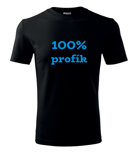 Černé tričko 100% profík