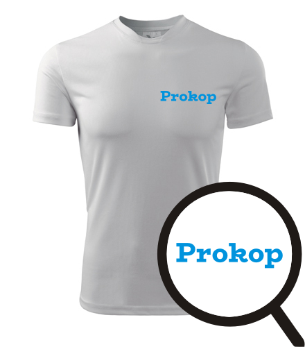 Bílé tričko Prokop