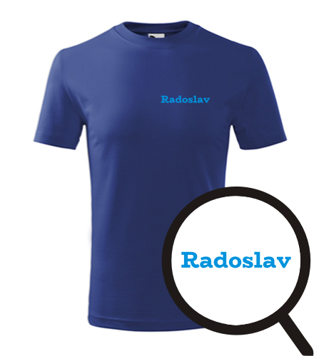 Modré dětské tričko Radoslav