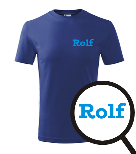 Modré dětské tričko Rolf