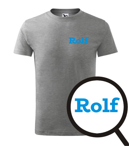 Šedé dětské tričko Rolf