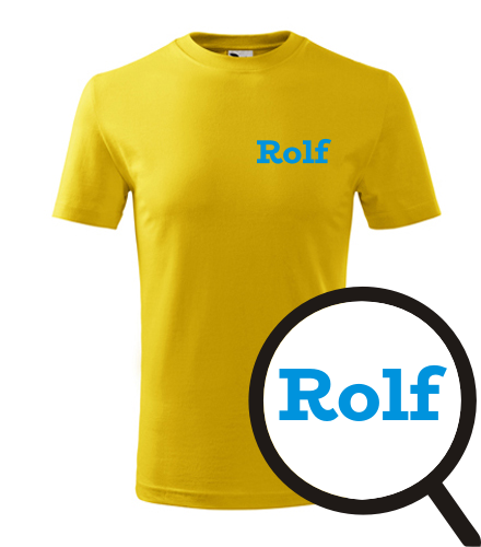 Žluté dětské tričko Rolf