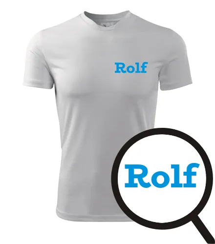Bílé tričko Rolf