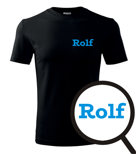 Černé tričko Rolf