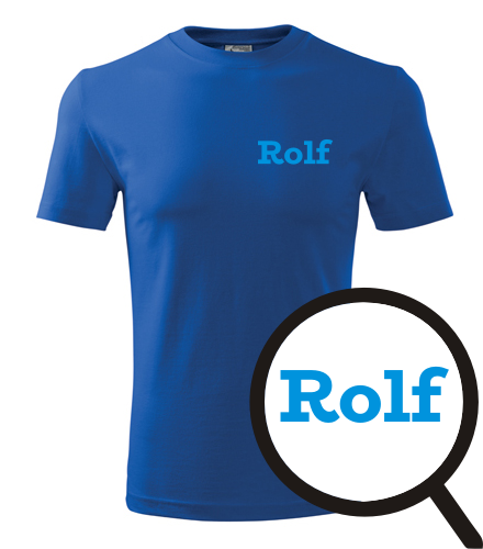 Modré tričko Rolf