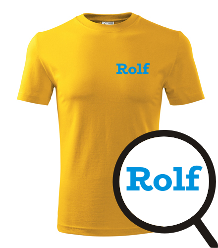 Žluté tričko Rolf