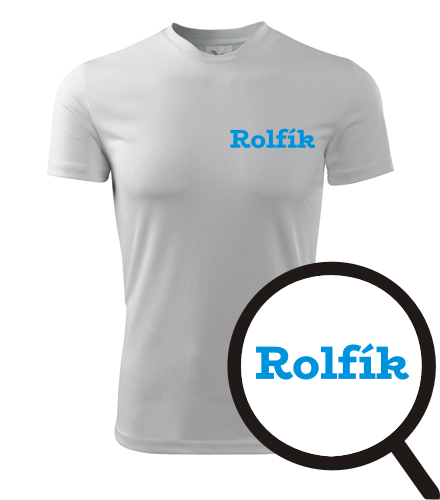 Bílé tričko Rolfík