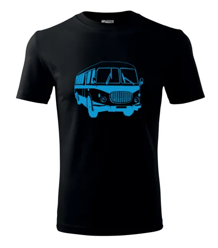Černé tričko s autobusem RTO