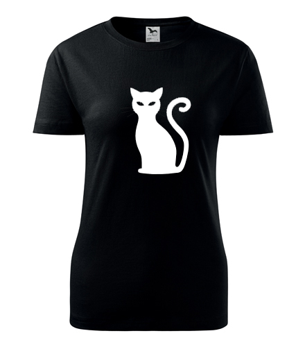 trička s potiskem Dámské tričko s kočkou 7