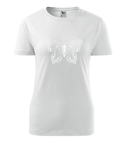 Dámské tričko s motýlem - Dárek pro ženu k 38