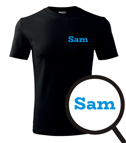 Černé tričko Sam