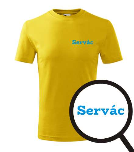 Žluté dětské tričko Servác