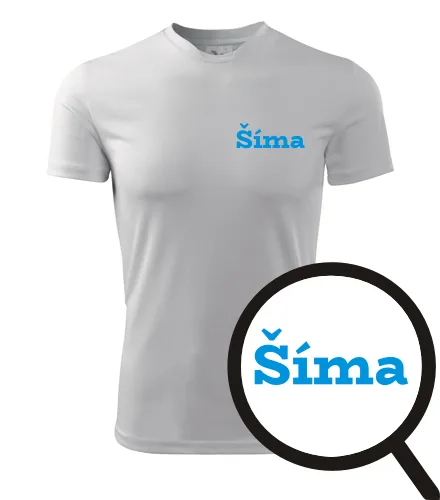Bílé tričko Šíma