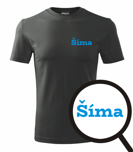 Grafitové tričko Šíma