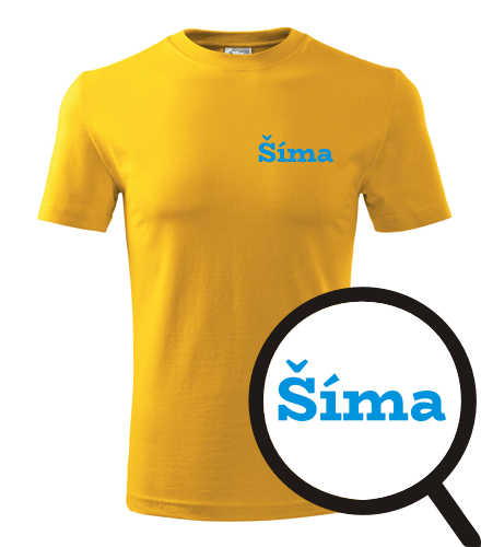 Žluté tričko Šíma