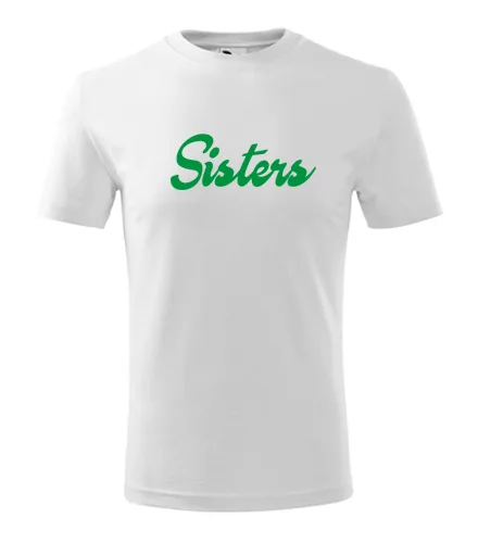 Bílé dětské tričko Sisters