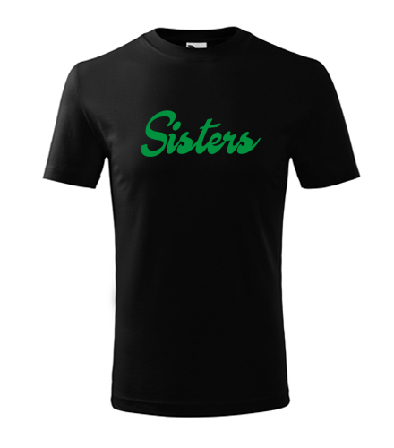 Černé dětské tričko Sisters