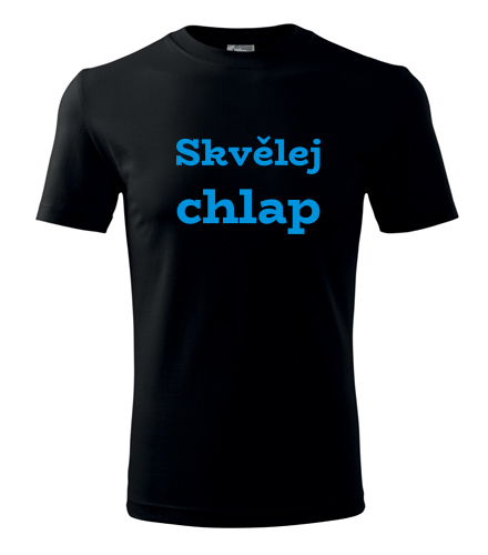 Černé tričko Skvělej chlap