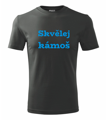 Grafitové tričko Skvělej kámoš