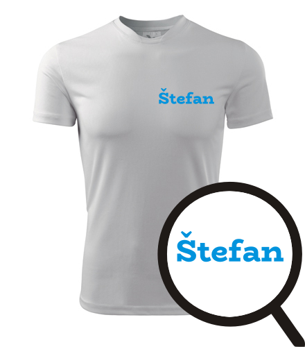 Bílé tričko Štefan