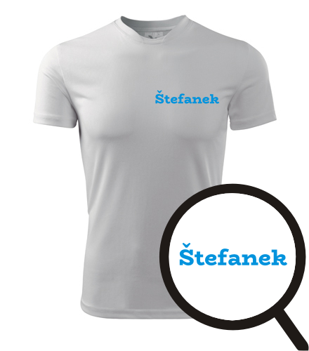 Bílé tričko Štefanek