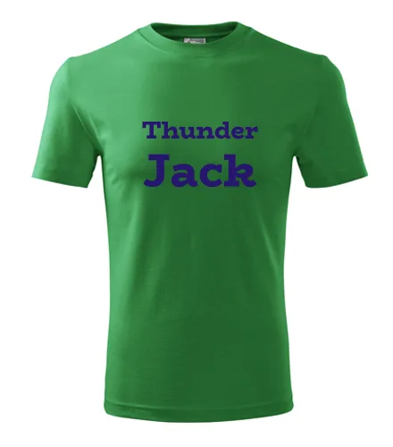 Zelené tričko Thunder Jack