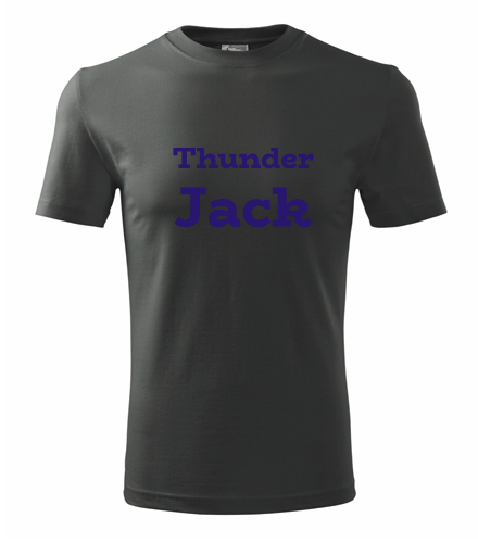 Tričko Thunder Jack tmavá břidlice
