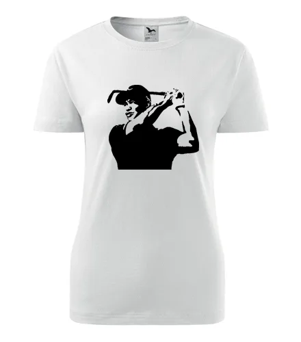 Bílé dámské tričko Tiger Woods 2