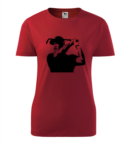 Červené dámské tričko Tiger Woods 2