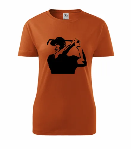 Oranžové dámské tričko Tiger Woods 2