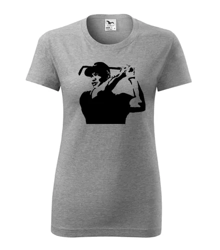 Šedé dámské tričko Tiger Woods 2