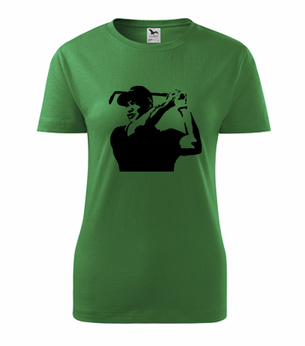 Zelené dámské tričko Tiger Woods 2