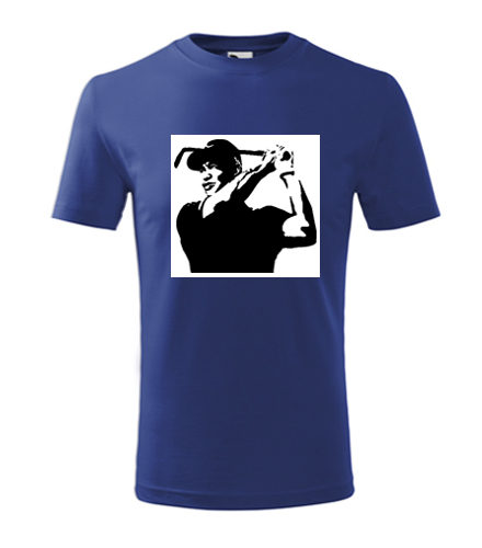 Modré dětské tričko Tiger Woods 2