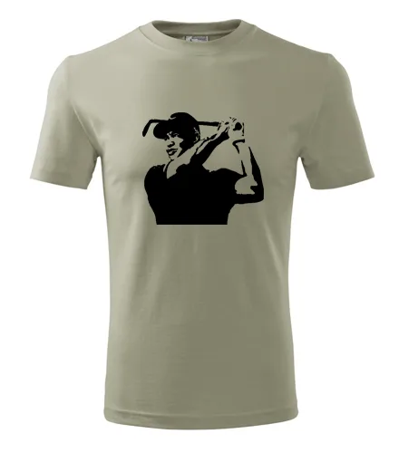 Khaki tričko Tiger Woods 2