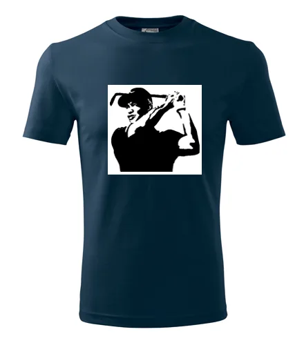 Tmavě modré tričko Tiger Woods 2