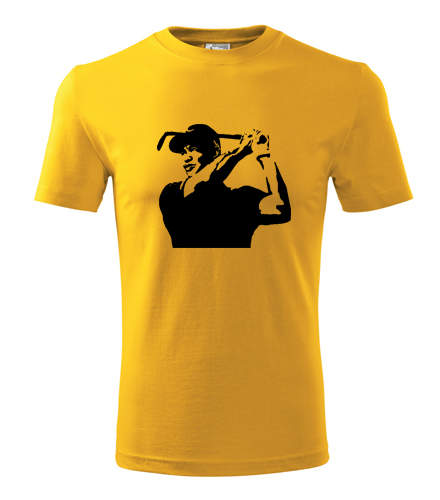 Žluté tričko Tiger Woods 2