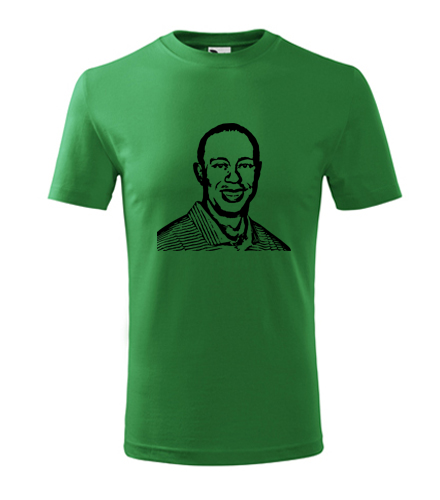 Zelené dětské tričko Tiger Woods