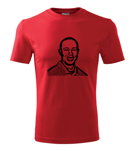 Červené tričko Tiger Woods